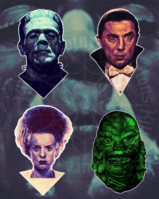 ⚡️CLASSIC MONSTERS STICKER PACK⚡️