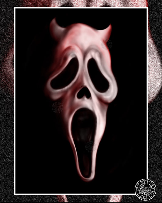 DEVIL GHOSTFACE (COLOUR / A6)